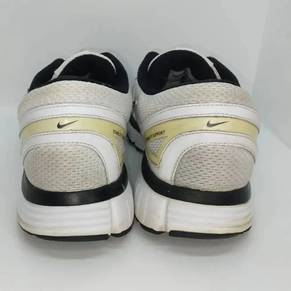 Nike Dual Fusion ST Men's Pre-owned White/Yellow Athletic Sneakers - sz. 12 1/2